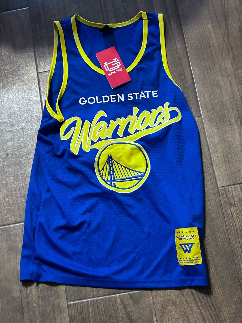Golden State Warriors Blue & Yellow Basketball Jersey